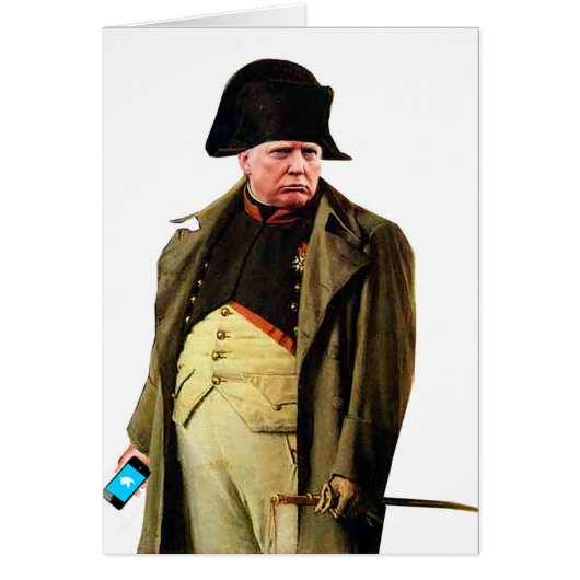 ナルシスト・イン・チーフ誕生日・カード (正面)