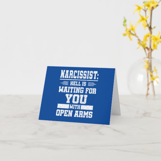 ナルシスト カード (黄色い花)