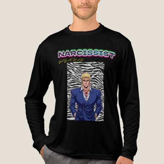ナルシスト ギガチャド トライブレンドTシャツ (正面)
