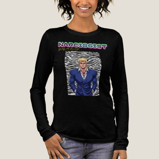 ナルシスト ギガチャド トライブレンドTシャツ (正面)