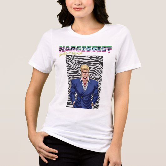 ナルシスト ギガチャド トライブレンドTシャツ (正面)