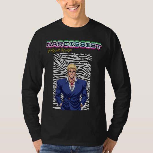 ナルシスト ギガチャド Tシャツ (正面)