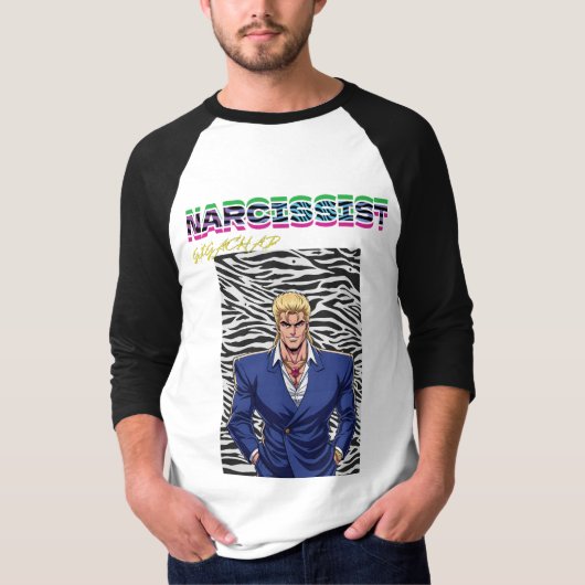 ナルシスト ギガチャド Tシャツ (正面)