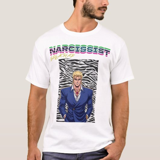 ナルシスト ギガチャド Tシャツ (正面)
