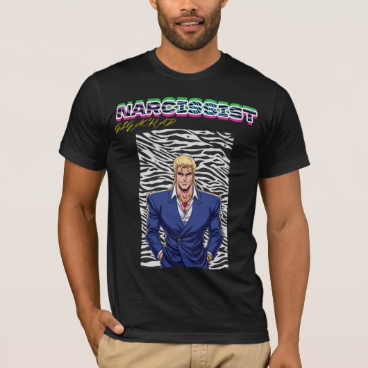ナルシスト ギガチャド Tシャツ (正面)