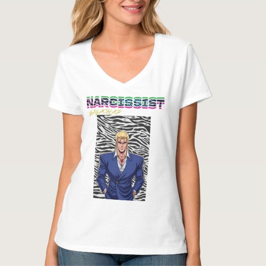 ナルシスト ギガチャド Tシャツ (正面)