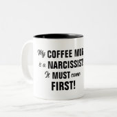 ナルシスト・コーヒー・マグ ツートーンマグカップ (正面左)