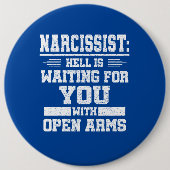 ナルシスト 缶バッジ (正面)