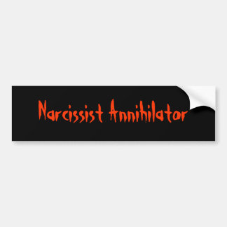 ナルシストAnnihilator バンパーステッカー