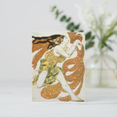 「ナルシセ」のバッカントの衣装デザイン ポストカード (スタンド正面)