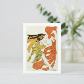 「ナルシセ」のバッカントの衣装デザイン ポストカード (スタンド正面)