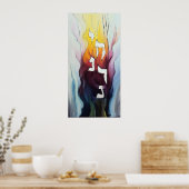 ナルチャイ魂の5つのレベル ポスター (キッチン)