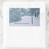 ナルニアインスパイアシステッカー 長方形シール (バッグ)