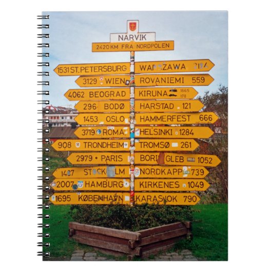 ナルビック看板 ノートブック (正面)