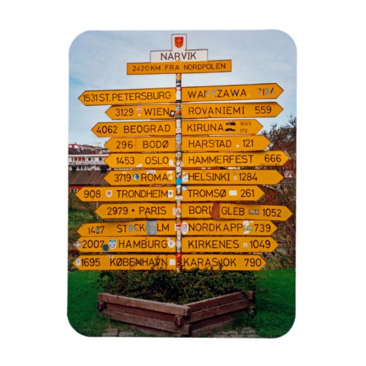 ナルビック看板 マグネット (縦)