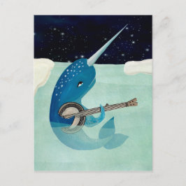 ナルファルのアクアレル – Narwhal 遊 Banjoカード ポストカード