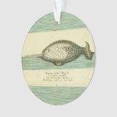 ナルファルアンティークホエールウォーター色科学アート オーナメント (正面)