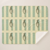 ナルファルアンティークホエールウォーター色科学アート シェルパブランケット (正面(横))