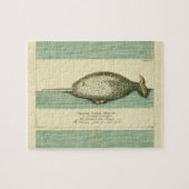 ナルファルアンティークホエールウォーター色科学アート ジグソーパズル (横)