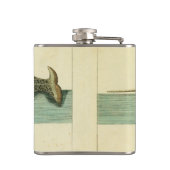 ナルファルアンティークホエールウォーター色科学アート フラスク (裏面)