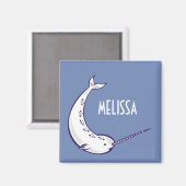 ナルファルパーソナライズされたイラストレーション冷蔵庫用マグネット マグネット (正面/裏面)