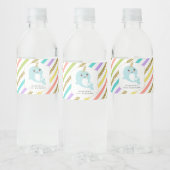 ナルファルパーソナライズされたガールバースデーパーティーの好意 ペットボトルラベル (ボトル)