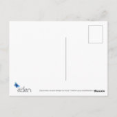 ナルファル仮想ハグ感謝していレインボー ポストカード (裏面)