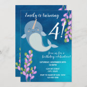 ナルファル誕生日招待状 招待状 (正面/裏面)