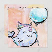 ナルファル誕生日 招待状 (正面/裏面)