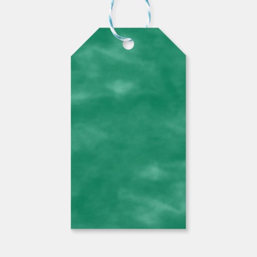 ナルファールグリーン |かわいいミントチビ(小さくかわいく書いた感じ)マンガシャワー ギフトタグ (裏面)