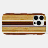 ナルホウコアフェイクウッドサーフボードホワイト Case-Mate iPhoneケース (裏面 (横))