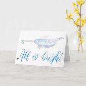 ナルホールホリデーカード カード (黄色い花)