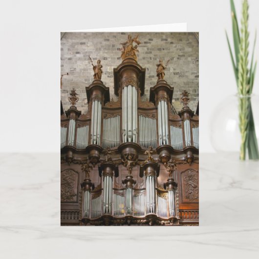 ナルボンヌ大聖堂オルガン カード (正面)
