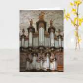 ナルボンヌ大聖堂オルガン カード (黄色い花)