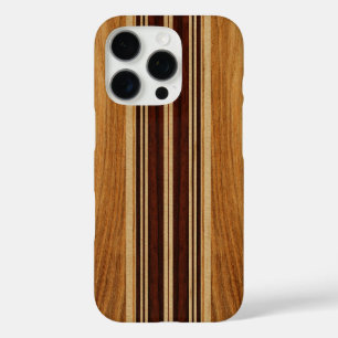 ナルルアコーアフェイクウッドサーフボード iPhone 16 PROケース