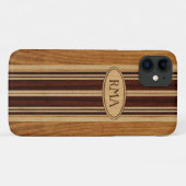 ナルルアコーアフェイクウッドモノグラムサーフボード Case-Mate iPhoneケース (裏面(横))