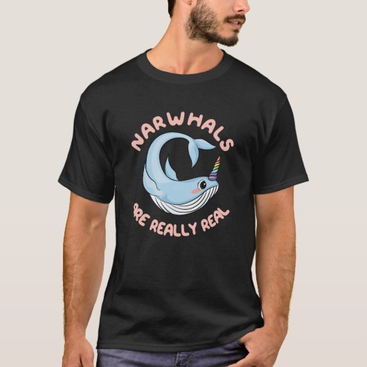 ナルワルは本当に実在だ Tシャツ (正面)