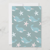 ナルワーズシーブルーボーイ誕生日招待状 招待状 (裏面)