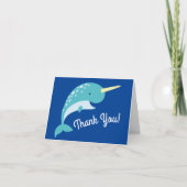 ナルワーズ海かわいい1歳の誕生日パーティーテーマ カード (正面)