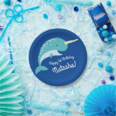 ナルワーズ海かわいい1歳の誕生日パーティーテーマ ペーパープレート (パーティー)