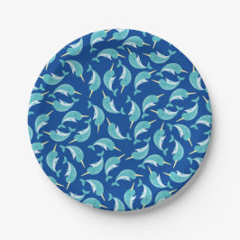 ナルワーズ海かわいい1歳の誕生日パーティーテーマ ペーパープレート