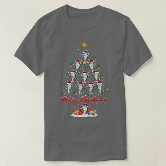 ナルワールラバー クリスマス マッチング サンタ ナルワール クリスマ Tシャツ (デザイン正面)