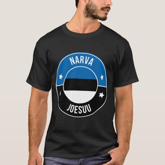 ナルヴァ・ヨエスウ エストニアの街 Tシャツ (正面)