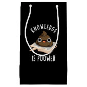 ナレッジはパワーおもしろいウンチプンダークBG スモールペーパーバッグ (正面)