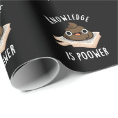 ナレッジはパワーおもしろいウンチプンダークBG ラッピングペーパー (ロールコーナー)