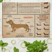 ナレッジダシュンドウィナードッグ キッチンタオル (折り畳み)