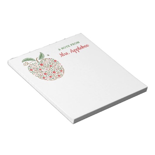 ナレッジ先生のApple Note Padの種子 ノートパッド (アングル)