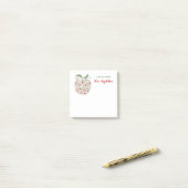 ナレッジ先生のApple Note Padの種子 ポストイット (デスク上)