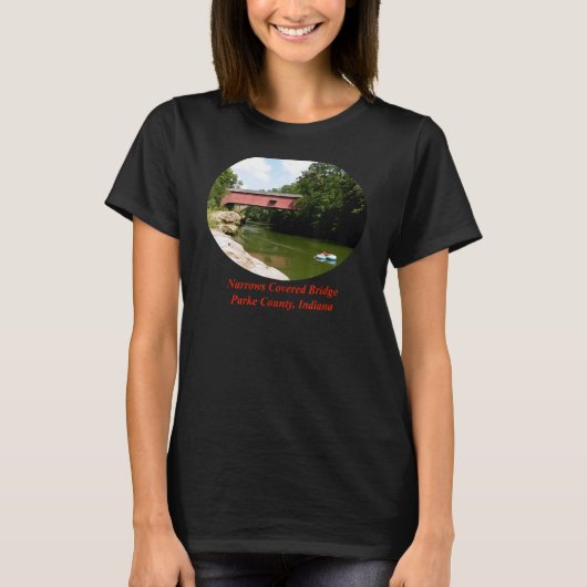 ナローの覆われた橋 Tシャツ (正面)