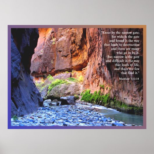 ナローゲートポスタープリント ポスター (正面)